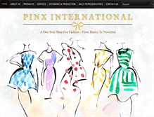 Tablet Screenshot of pinxinternational.com